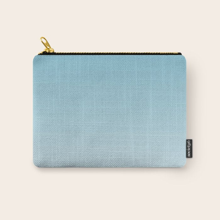 Dreamy Ombre Soft Sky Blue Aura Gradient Carry All Pouch Gallery Image 1