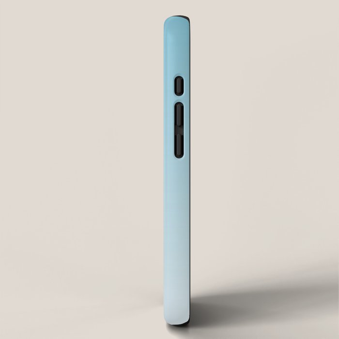 Dreamy Ombre Soft Sky Blue Aura Gradient iPhone Case Gallery Image 2