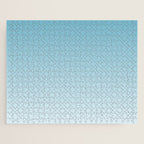 Dreamy Ombre Soft Sky Blue Aura Gradient Jigsaw Puzzle Gallery Image 1