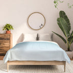 Dreamy Ombre Soft Sky Blue Aura Gradient Comforter Gallery Image 3