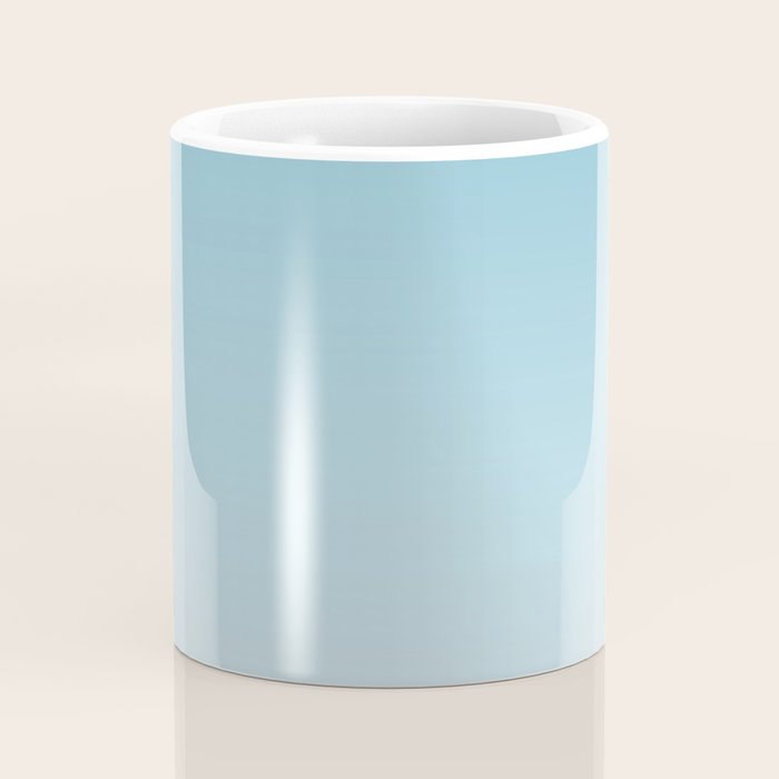 Dreamy Ombre Soft Sky Blue Aura Gradient Coffee Mug Gallery Image 4