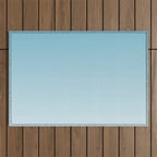 Dreamy Ombre Soft Sky Blue Aura Gradient Outdoor Rug Gallery Image 1
