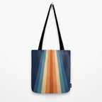 70's Retro Stripes Tote Bag Gallery Image 2