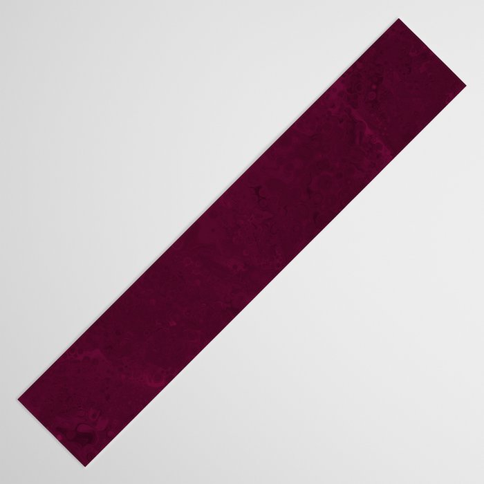 Hand painted modern abstract burgundy marble watercolor Table Runner Gallery Image 3