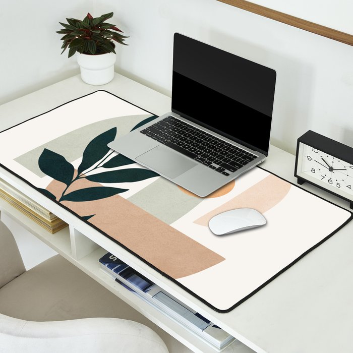 Soft Shapes IV Desk Mat Gallery Image 2