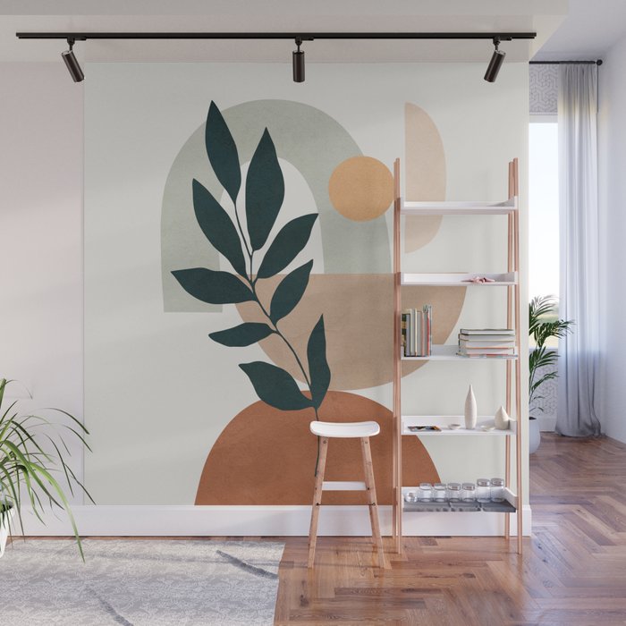Soft Shapes IV Wall Mural Gallery Image 1