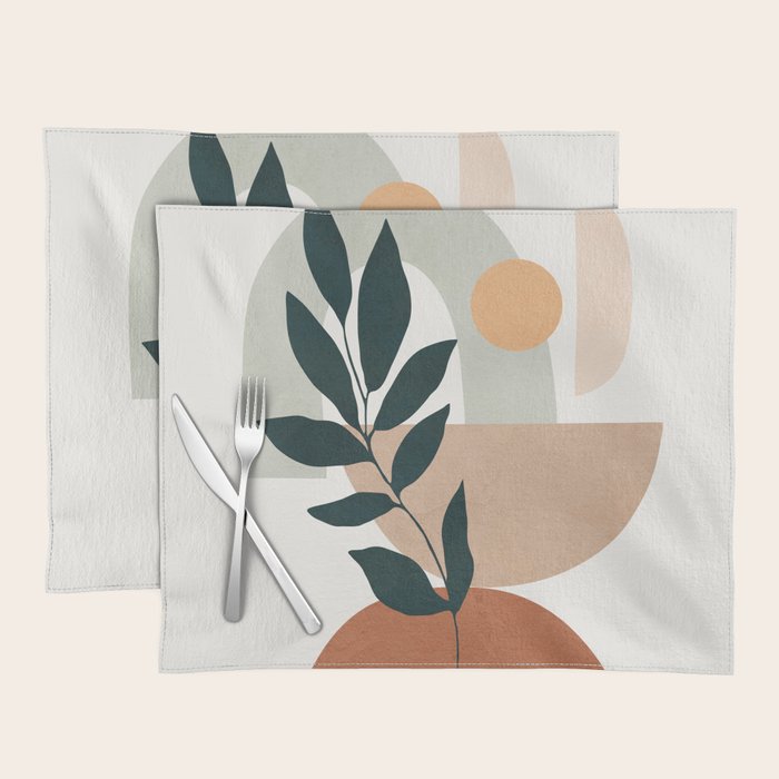Soft Shapes IV Placemat Gallery Image 1