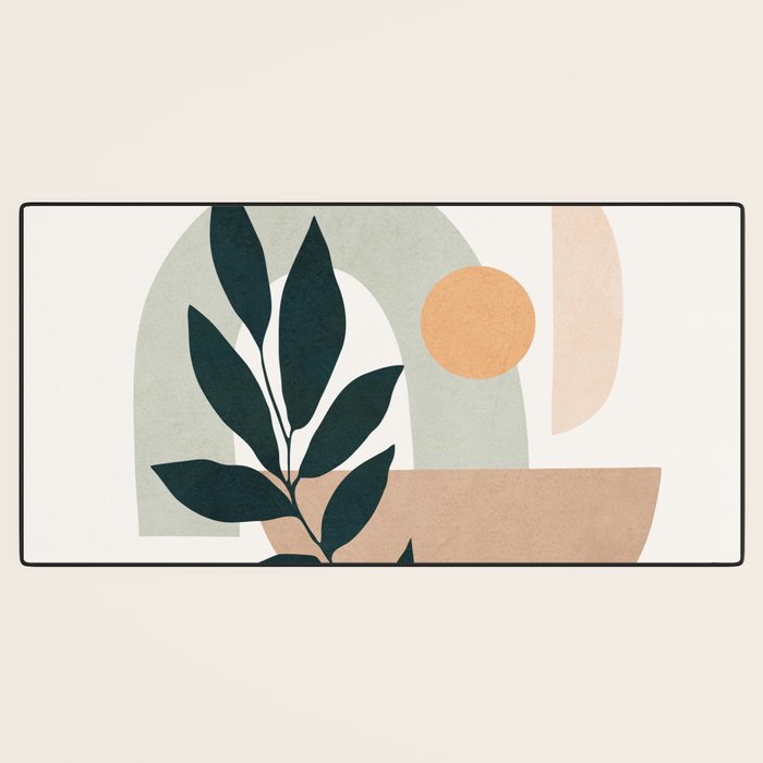 Soft Shapes IV Desk Mat Gallery Image 3