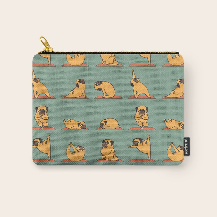 Pug Yoga Carry All Pouch Gallery Image 1