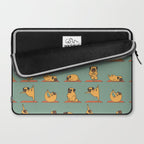 Pug Yoga Laptop Sleeve Gallery Image 2