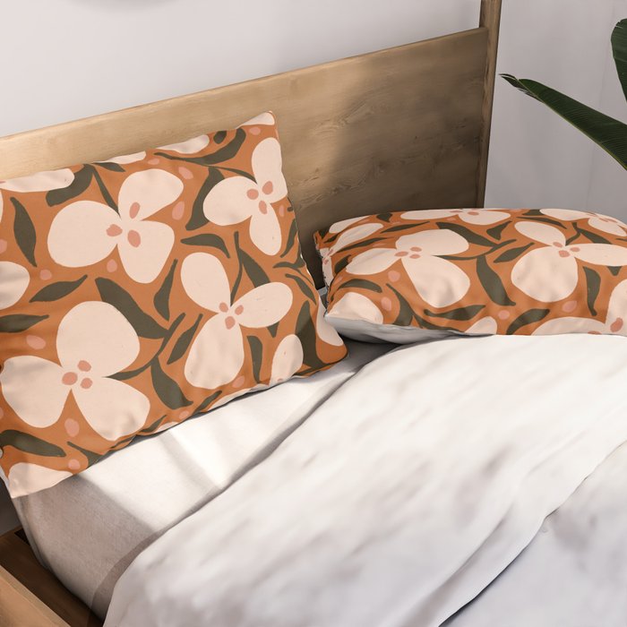 Lazy Florals #2 Pillow Sham Gallery Image 2
