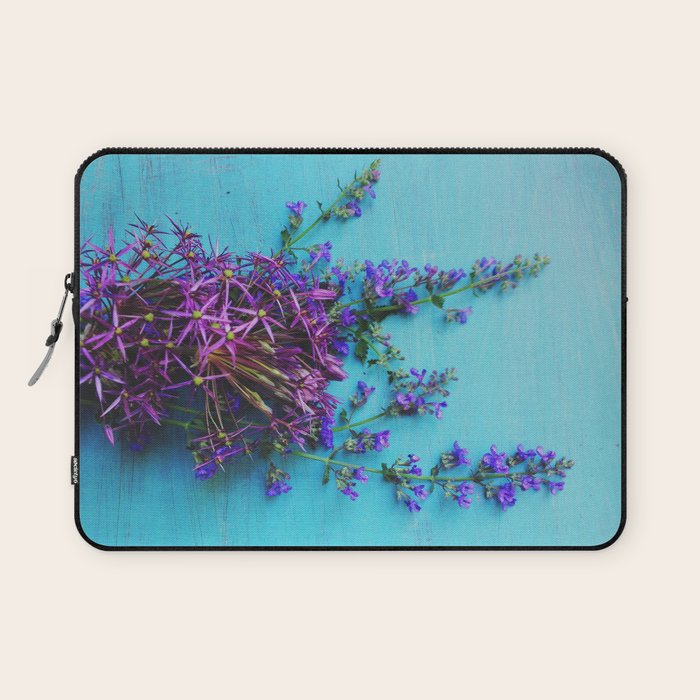 She Found Stray Flowers and Brought Them Home Laptop Sleeve Gallery Image 1