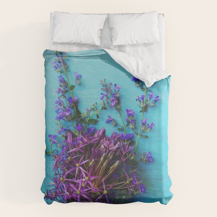 She Found Stray Flowers and Brought Them Home Duvet Cover Gallery Image 6