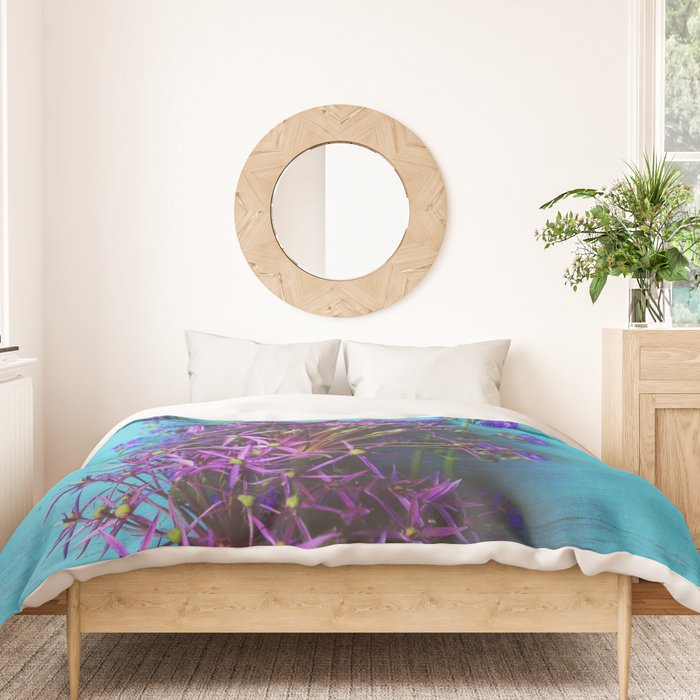 She Found Stray Flowers and Brought Them Home Duvet Cover Gallery Image 3