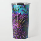 She Found Stray Flowers and Brought Them Home Travel Mug Gallery Image 1