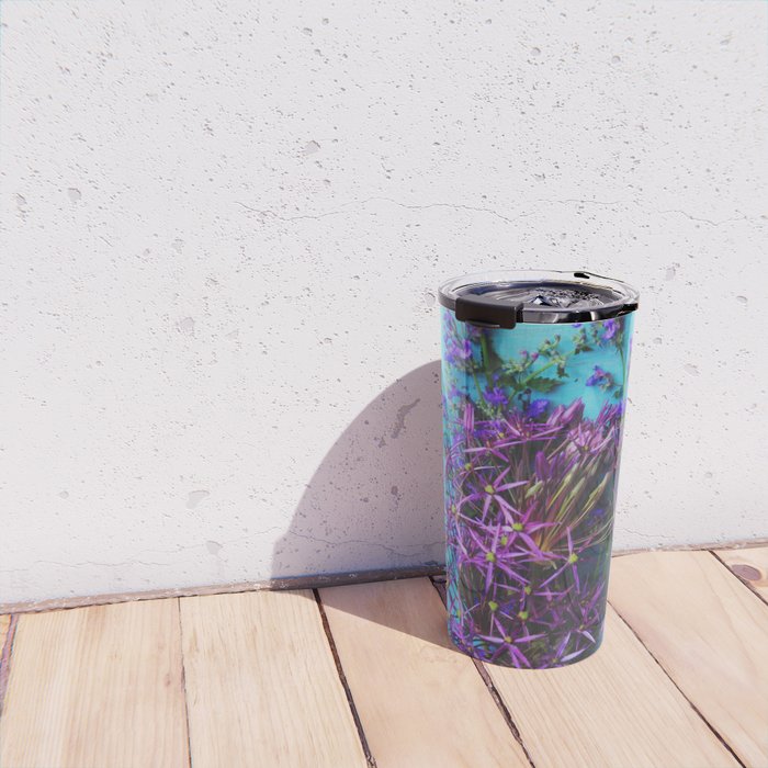 She Found Stray Flowers and Brought Them Home Travel Mug Gallery Image 4