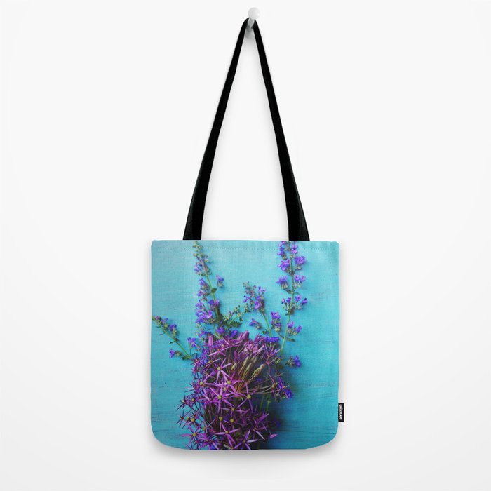 She Found Stray Flowers and Brought Them Home Tote Bag Gallery Image 2