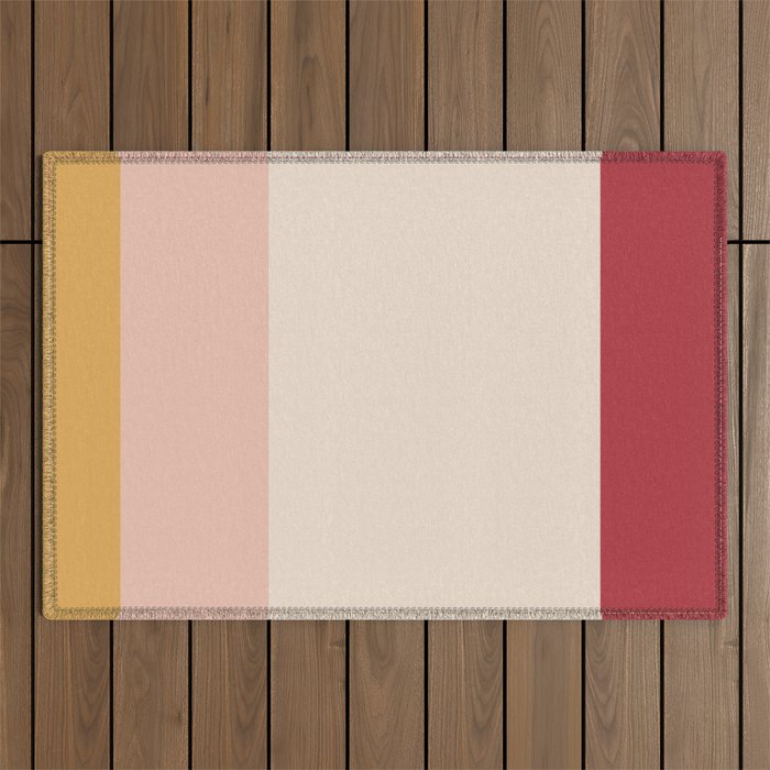 Contemporary Color Block II Outdoor Rug Gallery Image 1