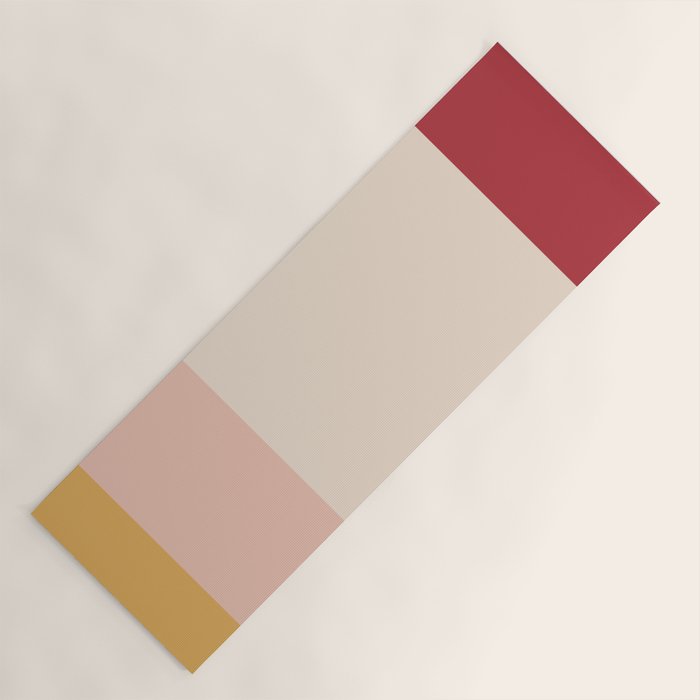 Contemporary Color Block II Yoga Mat Gallery Image 1