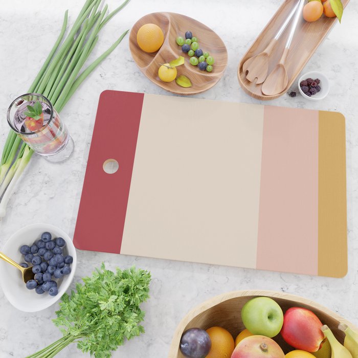Contemporary Color Block II Cutting Board Gallery Image 2