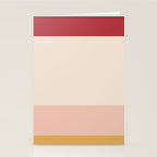 Contemporary Color Block II Stationery Card Gallery Image 2