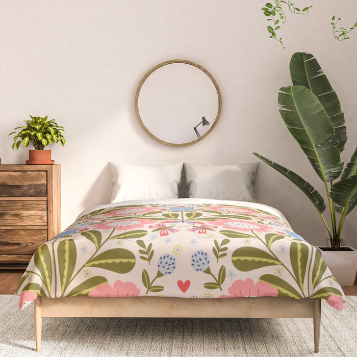 Blooms & Butterflies  Comforter Gallery Image 3