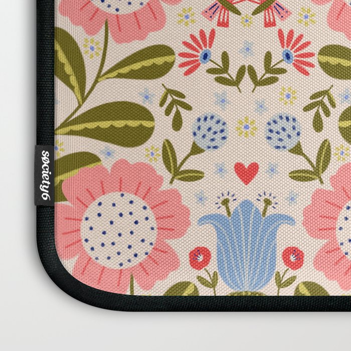 Blooms & Butterflies  Laptop Sleeve Gallery Image 3