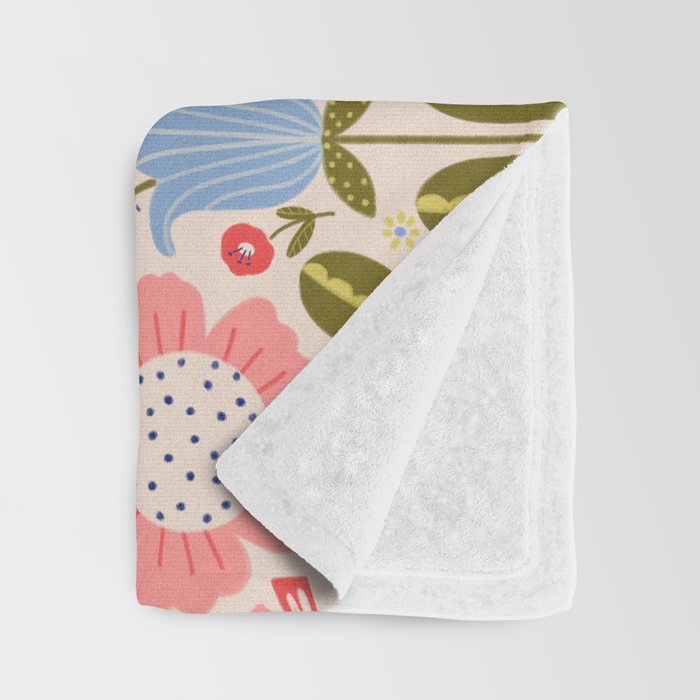Blooms & Butterflies  Throw Blanket Gallery Image 3