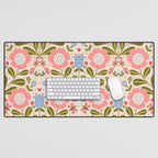 Blooms & Butterflies  Desk Mat Gallery Image 1
