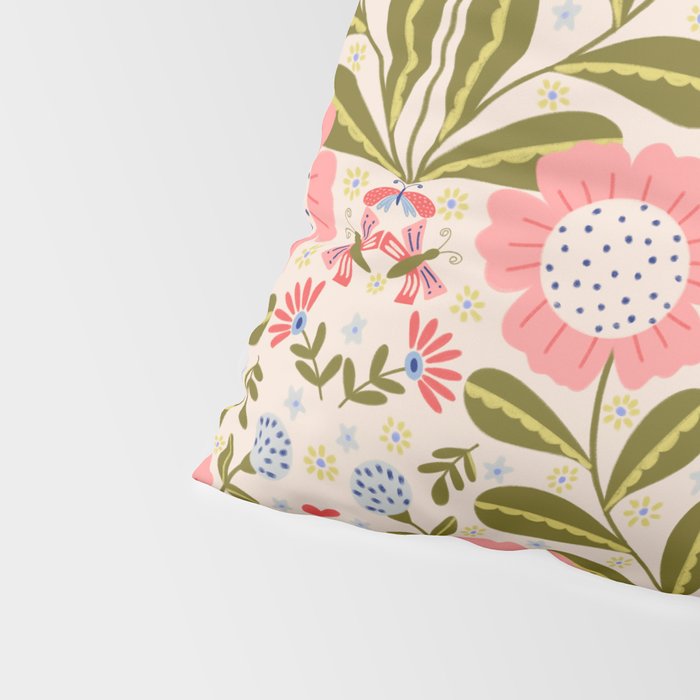 Blooms & Butterflies  Pillow Sham Gallery Image 4