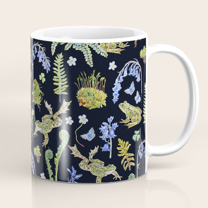 Frolicking Frogs and Ferns Coffee Mug Gallery Image 1