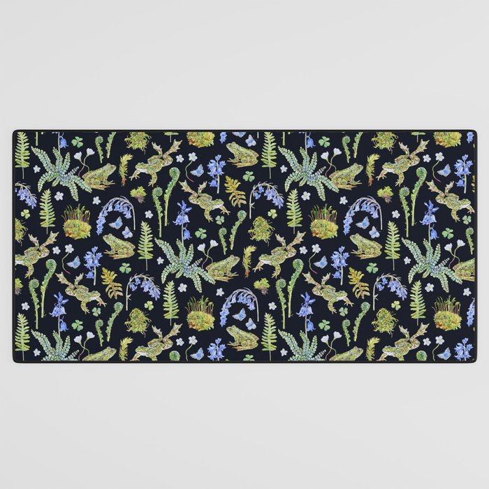 Frolicking Frogs and Ferns Desk Mat Gallery Image 3