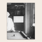 1891 Mark Twain playing billiards, pool black and white vintage photograph / photography Notebook Gallery Image 4