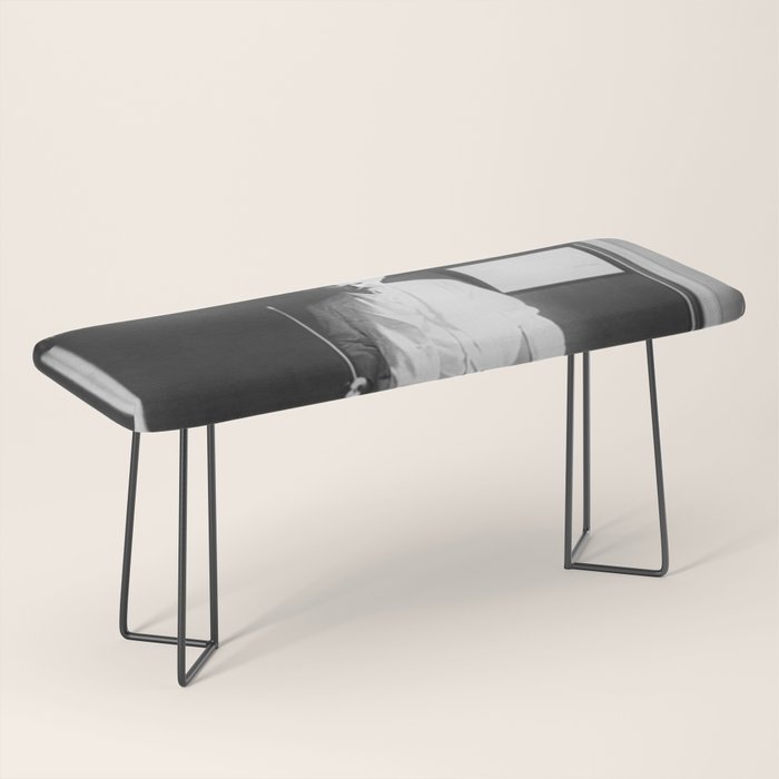 1891 Mark Twain playing billiards, pool black and white vintage photograph / photography Bench Gallery Image 1