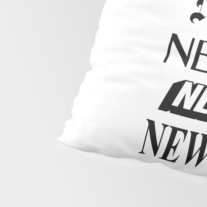I Heart New York City Black and White New York Poster I Love NYC Design black-white home wall decor Pillow Sham Gallery Image 4