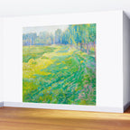 Václav Radimský (1867-1946) On the Dike Colorful Impressionist Landscape Oil Painting Wall Mural Gallery Image 2