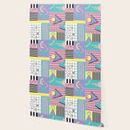 Memphis Pattern 27 - 80s - 90s Retro / 1st year anniversary design Wallpaper Gallery Image 2