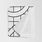 Memphis Pattern 27 - 80s - 90s Retro / 1st year anniversary design Throw Blanket Gallery Image 3