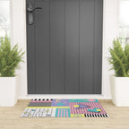 Memphis Pattern 27 - 80s - 90s Retro / 1st year anniversary design Welcome Mat Gallery Image 3