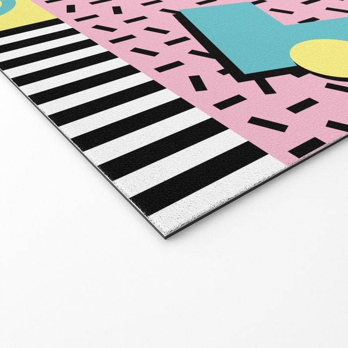 Memphis Pattern 27 - 80s - 90s Retro / 1st year anniversary design Welcome Mat Gallery Image 2