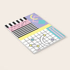 Memphis Pattern 27 - 80s - 90s Retro / 1st year anniversary design Notebook Gallery Image 3