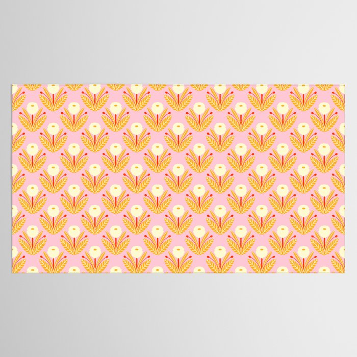 Happy White Dahlias - Pattern Tablecloth Gallery Image 2