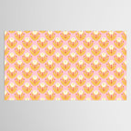 Happy White Dahlias - Pattern Tablecloth Gallery Image 2