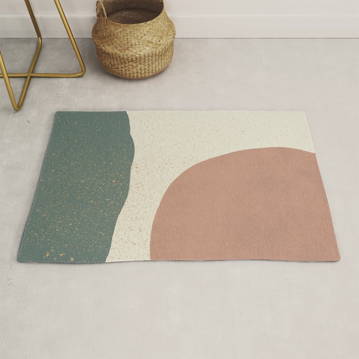 Minimalist Painting - Terra Green Rug Gallery Image 1