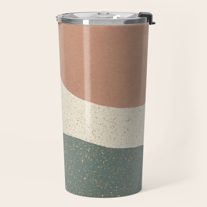 Minimalist Painting - Terra Green Travel Mug Gallery Image 2