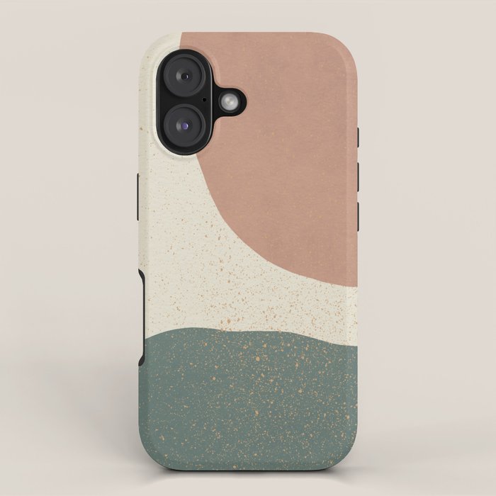 Minimalist Painting - Terra Green iPhone Case Gallery Image 1