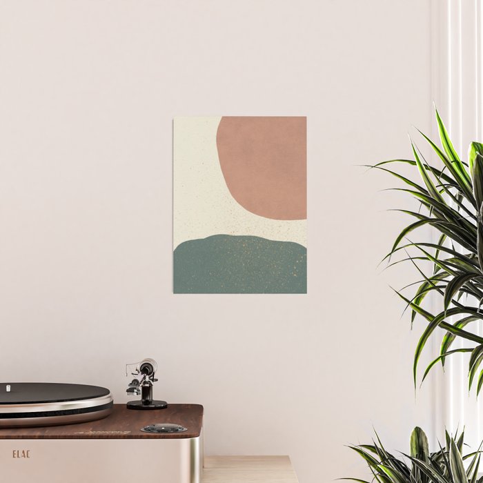 Minimalist Painting - Terra Green Poster Gallery Image 2