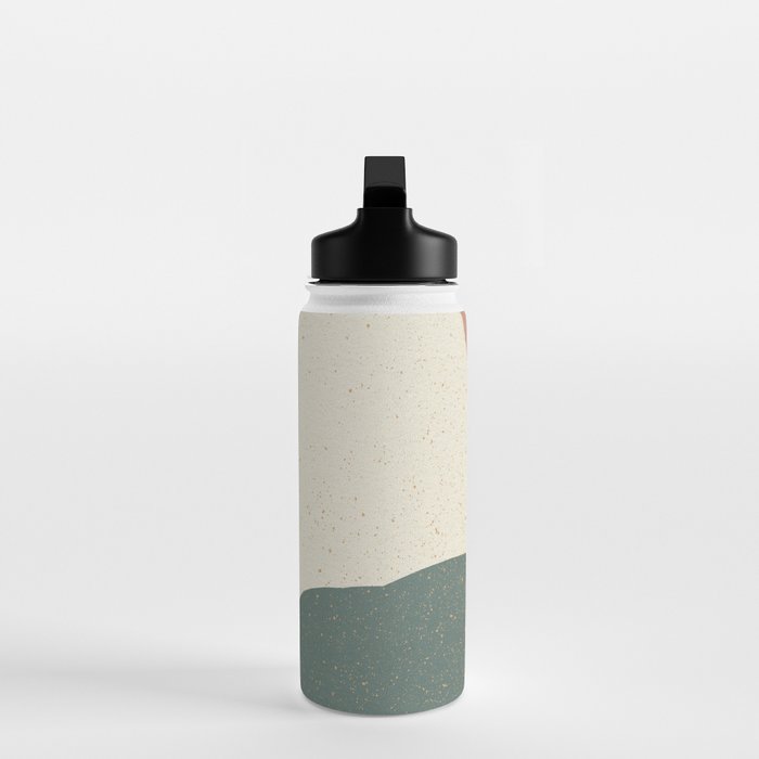 Minimalist Painting - Terra Green Water Bottle Gallery Image 3