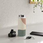Minimalist Painting - Terra Green Water Bottle Gallery Image 4