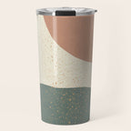 Minimalist Painting - Terra Green Travel Mug Gallery Image 1